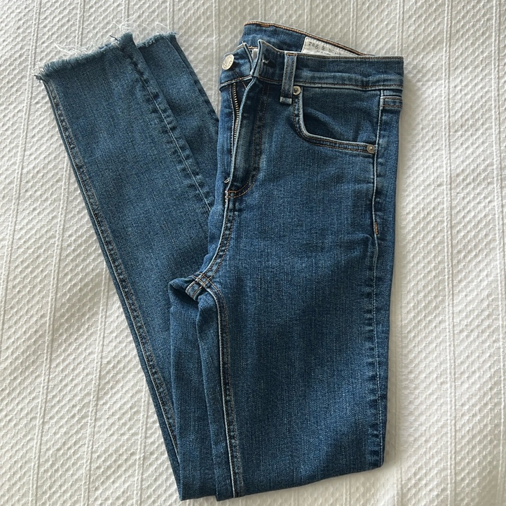 Women’s Rag & Bone High Rise Skinny Ankle Jeans
